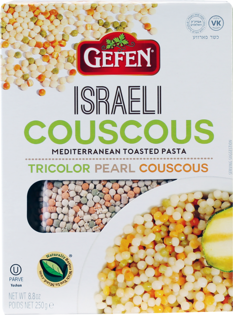 カコーレマルキン　33本 Pasta Couscous Tricolor Israeli Box 8.8Oz Gefen - Kayco