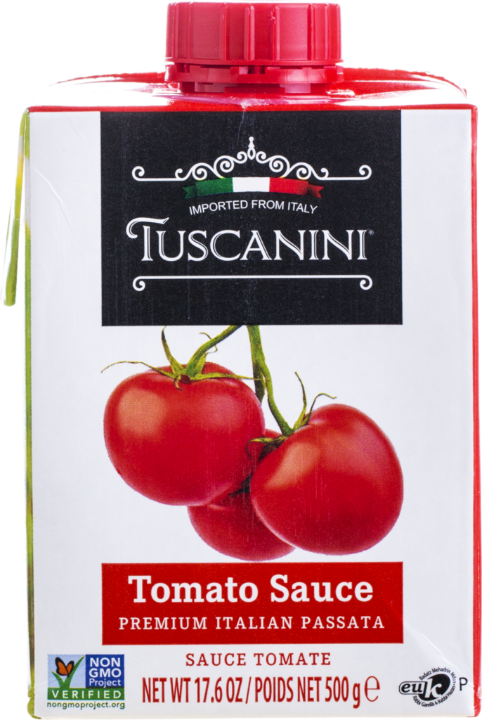 Sauce Tomato Passata Box 17.6Oz Tuscanini - Kayco